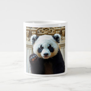 Cute Panda Vibes Large Coffee Mug