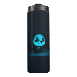 Cute Panda Vibes Thermal Tumbler