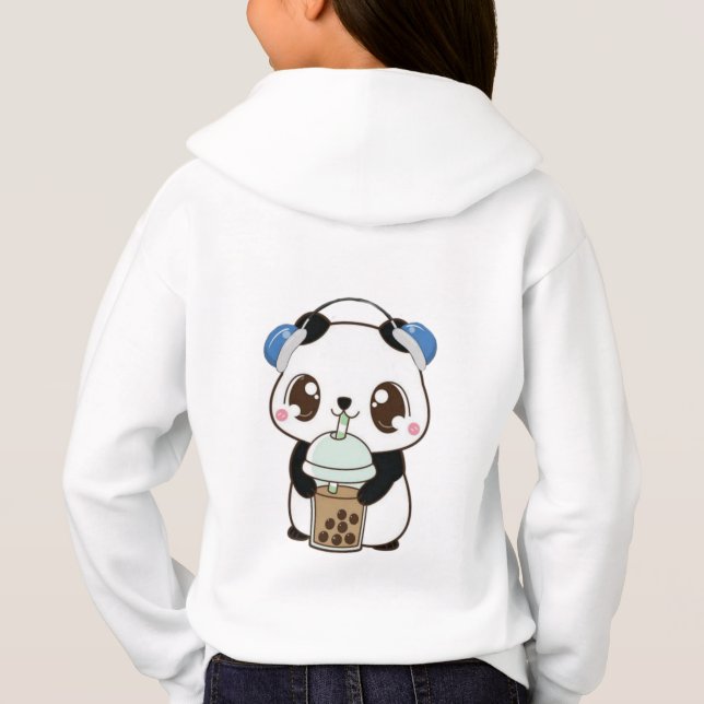 Cute Panda with Bubble Tea (Back)