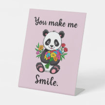 Cute Panda You Make Me Smile