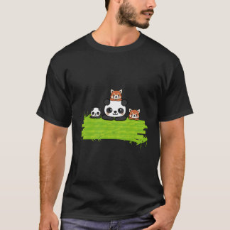 Cute Pandamonium Giant Panda T-Shirt