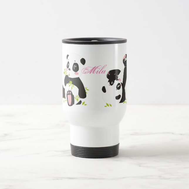 Cute pandas coffee mug (Center)