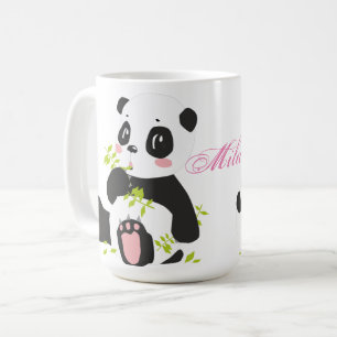 Cute pandas coffee mug