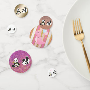 Cute pandas  confetti