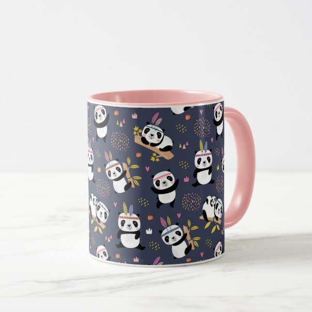 Cute Pandas Mug (Front Right)