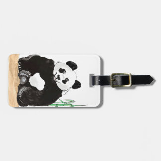 Cute Pandas Rule Luggage Tag
