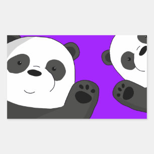 Cute pandas sticker