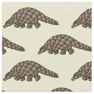 Cute Pangolins Kids Cartoon Fabric
