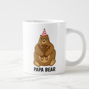 Cute Papa Bear Fathers Day Gift Specialty Mug