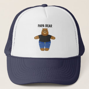 Cute Papa Bear Fathers Day Gift Specialty Mug Trucker Hat