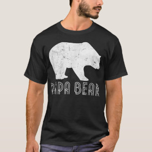 Cute Papa Bear Funny Grizzly Zoo Animal Zookeeper  T-Shirt