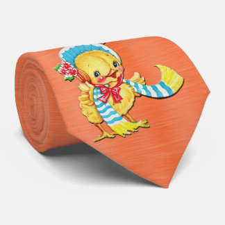Cute Pâques Chic Orange cravate homme