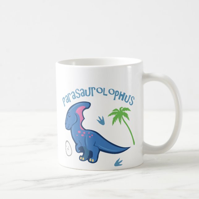 Cute Parasaurolophus Coffee Mug (Right)