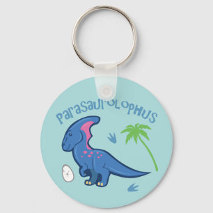 Cute Parasaurolophus Keychain