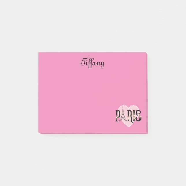 Cute Paris Post-it Notes (Front)