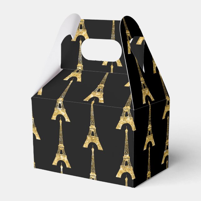 cute Paris tower party Favor Box (Front Side)