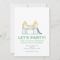 Cute Park Jungle Gym Birthday Party