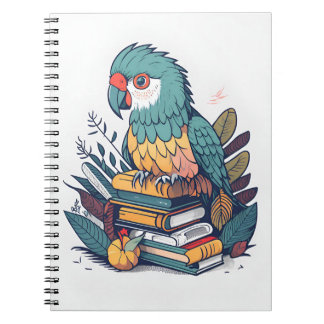 cute parrot 1 notebook
