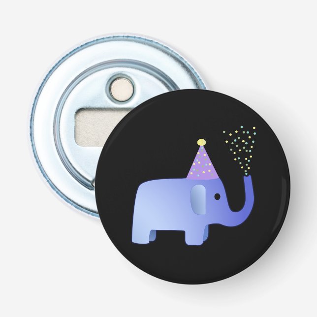 Cute Party Elephant Bottle Opener (Front)