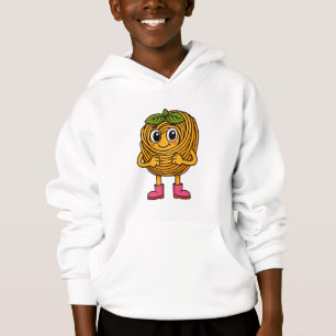 Cute Pasta Character – Happy Food Illustration by