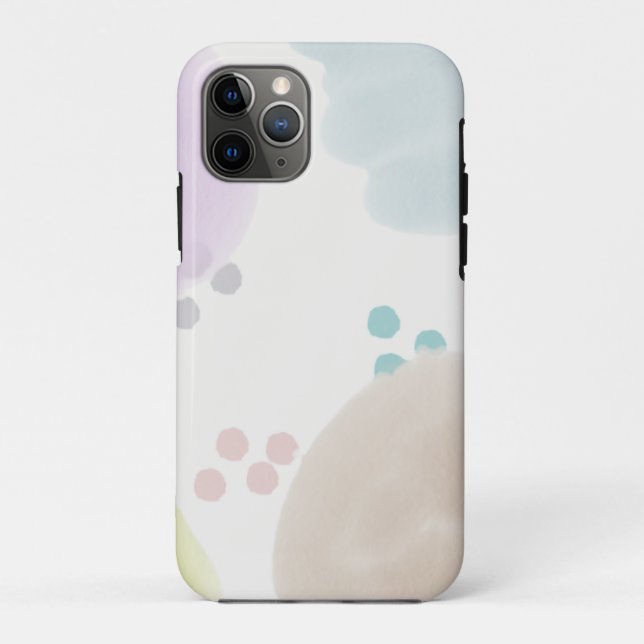 Cute Pastel Abstract Brush Stroke Case-Mate iPhone Case (Back)