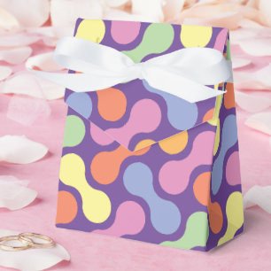 Cute Pastel Abstract Candy Blob Pattern Favor Box
