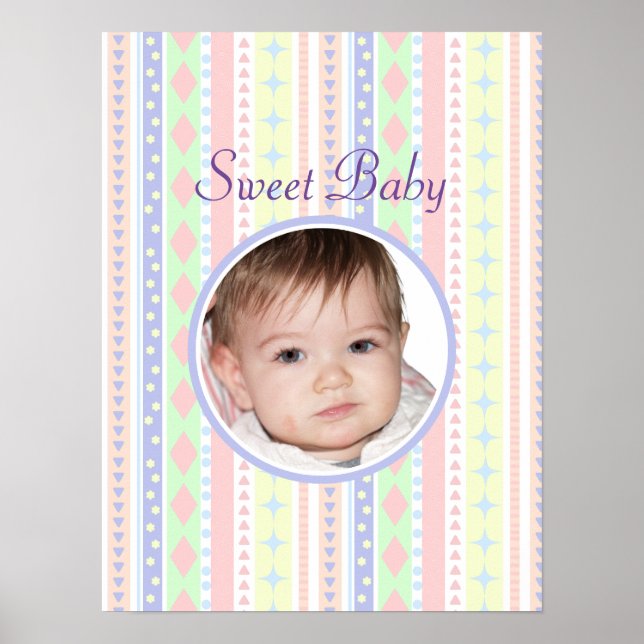 Cute Pastel Baby Print (Front)