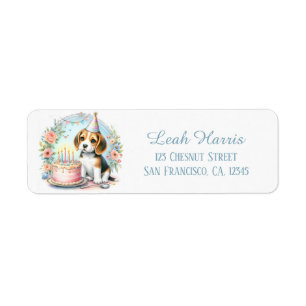 Cute Pastel Beagle chiot - Anniversaire