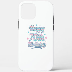 Cute Pastel Celebrating the 70th birthday iPhone 12 Pro Max Case