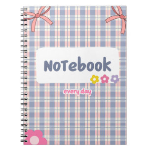 Cute Pastel Diary Notebook   Soft Aesthetic Journa