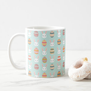Cute Pastel Easter Bunny And Egg Coffee Mug