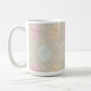 Cute Pastel Easter Eggs  Coffee Mug