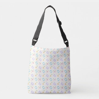 Cute Pastel Floral Crossbody Bag