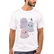 Cute Pastel Ghost Friends Halloween