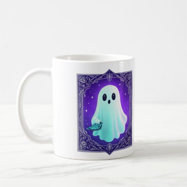Cute Pastel Ghost Mug (Gauche)