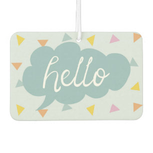 Cute Pastel Hello Air Freshener
