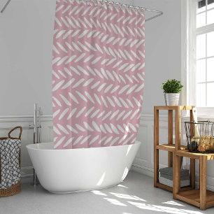 Cute pastel herringbone pattern on pink square