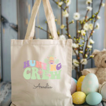 Cute Pastel Hunting Crew Easter Egg Hunt