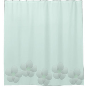 Cute Pastel Mint Sheer Flower Floral