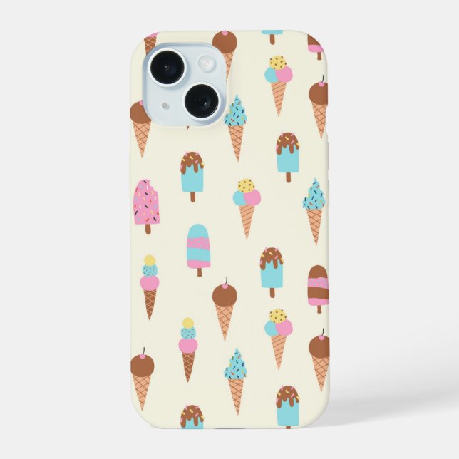 Cute Pastel Motif de crème glacée (Verso)