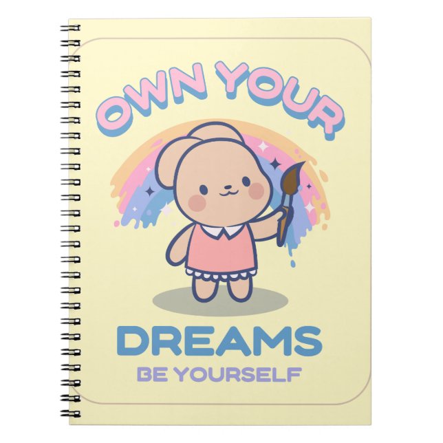 Cute Pastel Notebook (Front)