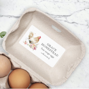 Cute Pastel Picken Farm Oeuf Carton