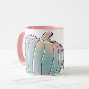 Cute Pastel Pumpkin Mug