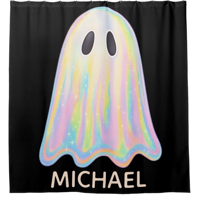 Cute Pastel Rainbow Ghost | Aesthetic Spooky (Front)