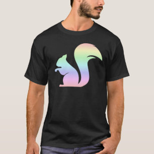 Cute Pastel Rainbow Squirrel T-Shirt