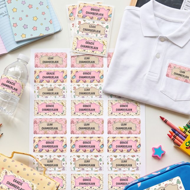 Cute Pastel School Pattern Themed Waterproof (Creator Uploaded)