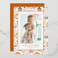 Cute Pastel Spooky Cupcakes Happy Halloween Photo