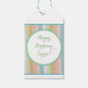 Cute Pastel texture Gift Tag