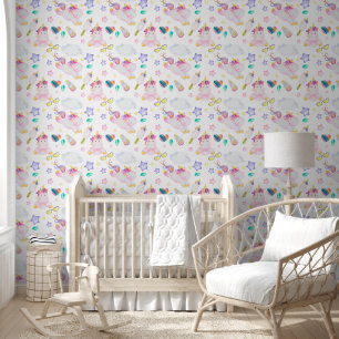 Cute Pastel Unicorn Pattern - Kids / Nursery Wallpaper