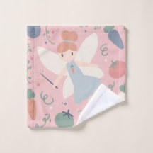 Cute Pastel Vegetable and Fruit Harvest Fairy